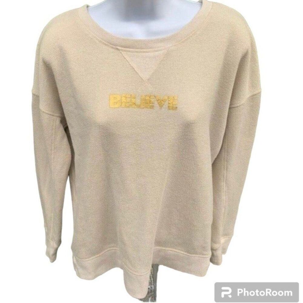 AMERICAN Eagle women's cream beige sweatshirt size M